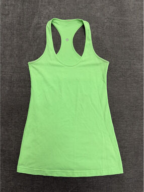 Lululemon Women's Green Racerback Tank Top